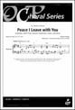 Peace I Leave With You SATB choral sheet music cover